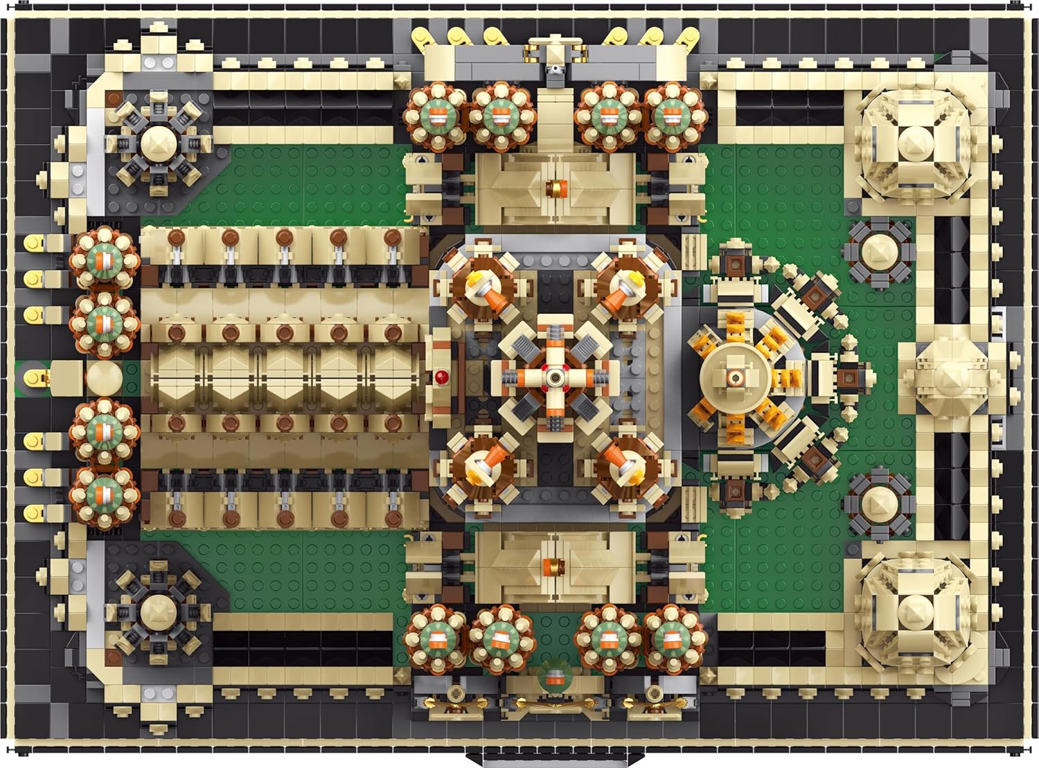 Architektur Sagrada Família Modellbausatz, Modular Kirche Klemmbausteine Sagrada Familia Bausteine Bausatz aus 10327+ Teile, Mit Original Verpackung 