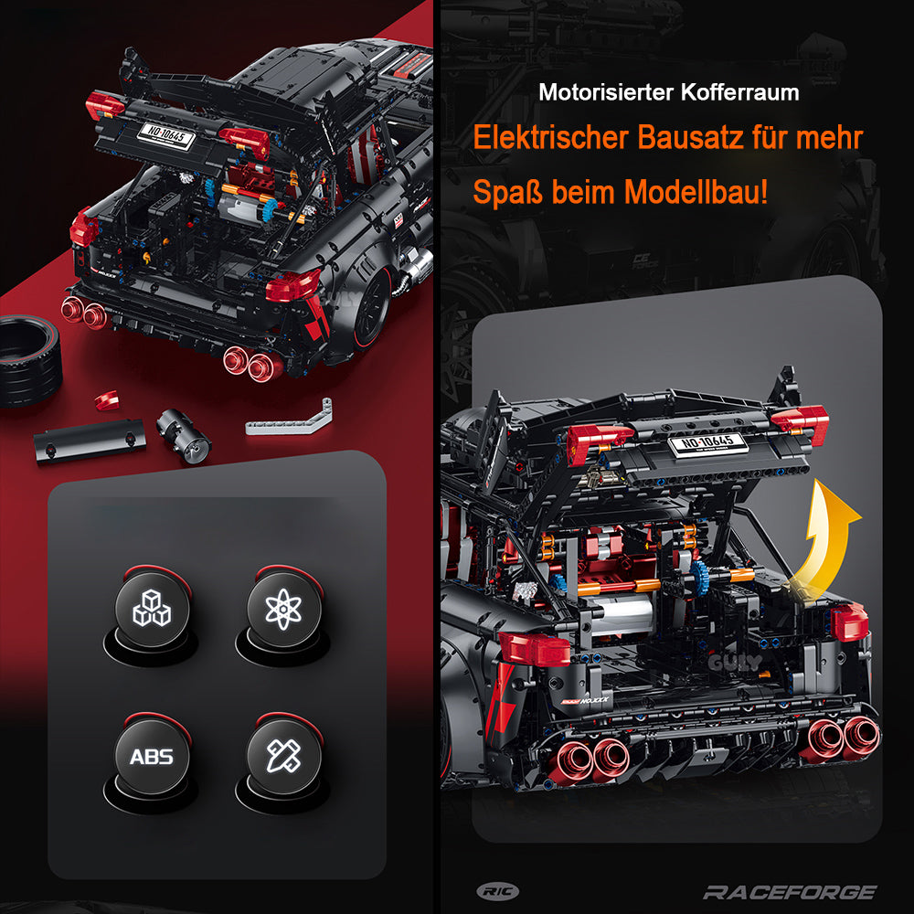 Technik Auto 1: 8 für Audi RS6, Groß Auto mit 6 Motoren Set, Technik Auto ModeII Bausatz, 4189 TeiIe MOC Superauto ModeII, für Audi RS6 Technik Auto