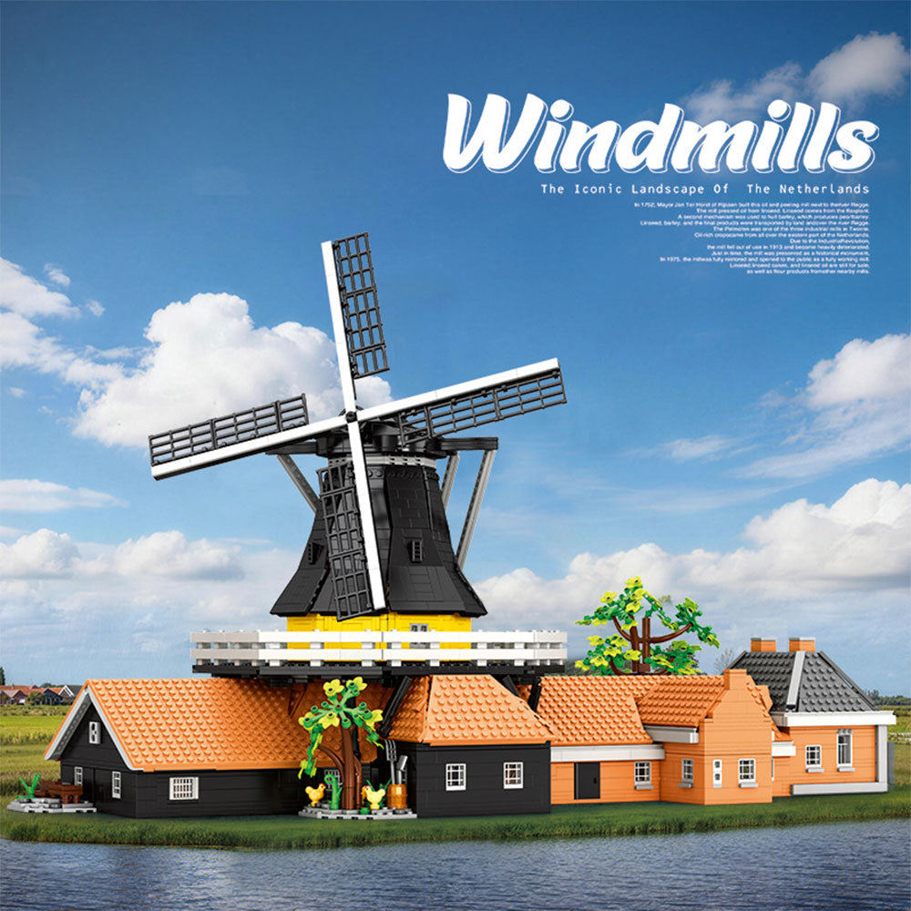 Architecture 55019 Niederländische Windmühle, 4801 Teile