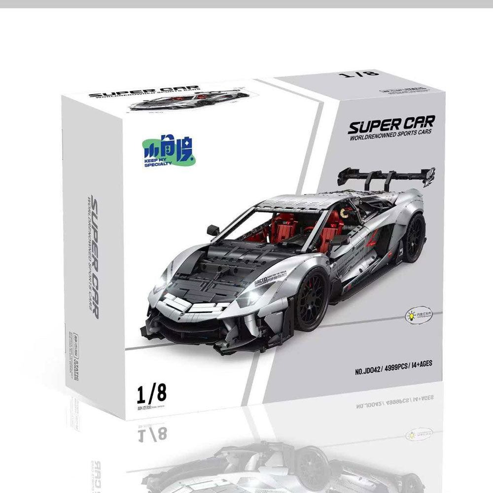 Lamboghini Aventador, JD-042 MOC HYPERCAR KIemmbausteine (4999 Teile)