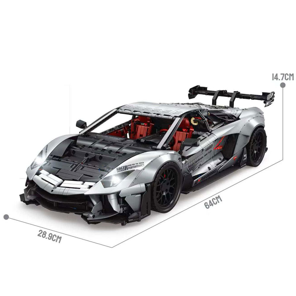 Lamboghini Aventador, JD-042 MOC HYPERCAR KIemmbausteine (4999 Teile)