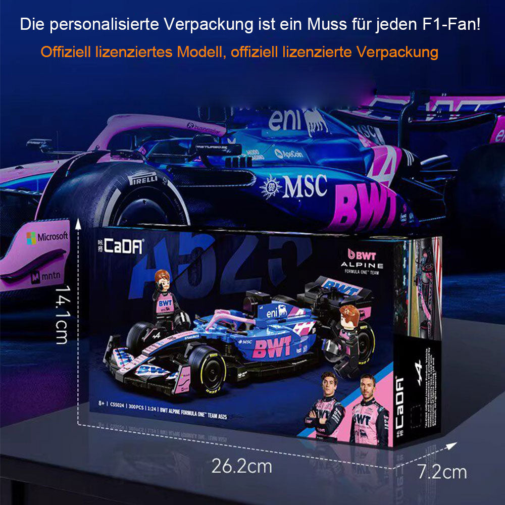 CaDA BWT ALPINE F1 Team A525 1: 24 Rennauto Modell C55024W