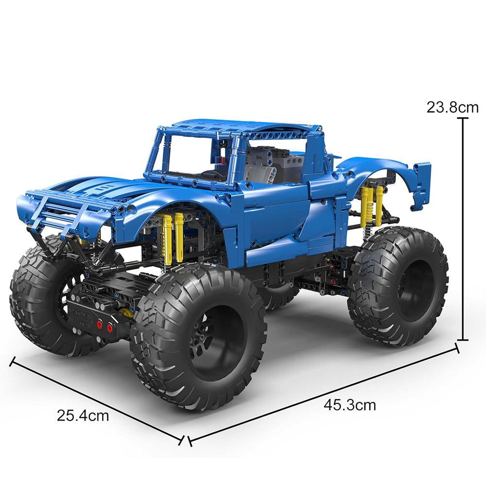 Mould King 18039 MOC Technik Ferngesteuert Buggy Mit Motoren, APP Buggy Klemmbausteine