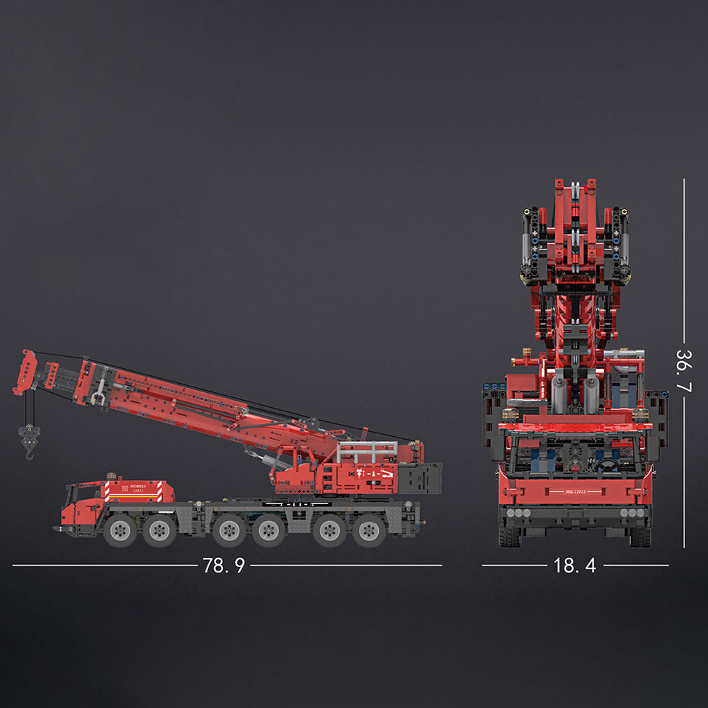 Technik Kran, 4885 Teile Technik Schwerlastkran Technic Ferngesteuert Kranwagen