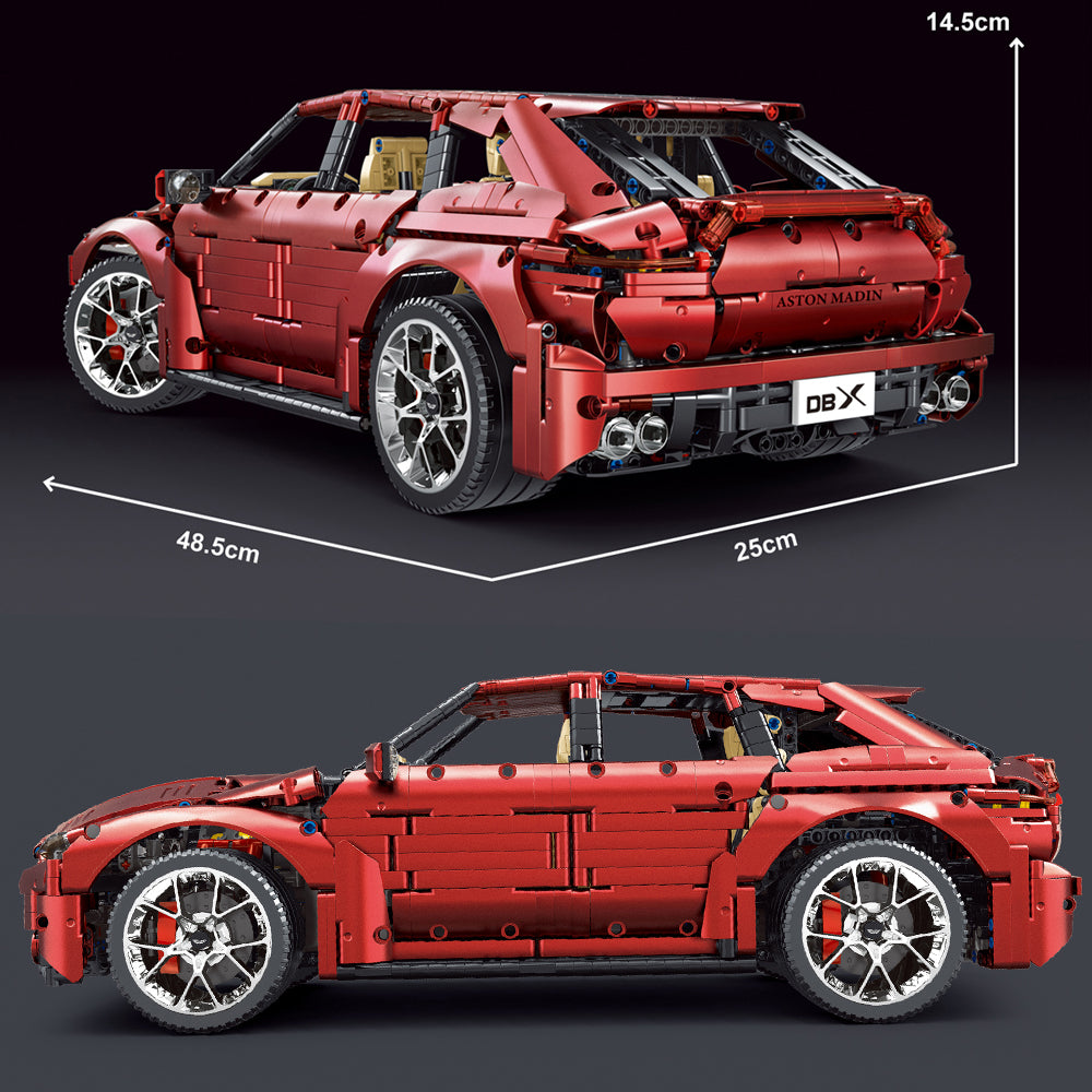 Technik Aston Martin DBX, 3145 Teile Technik Ferngesteuert Sportwagen Modell mit App-Kontroller Bausatz Kompatibel mit Lego Technik