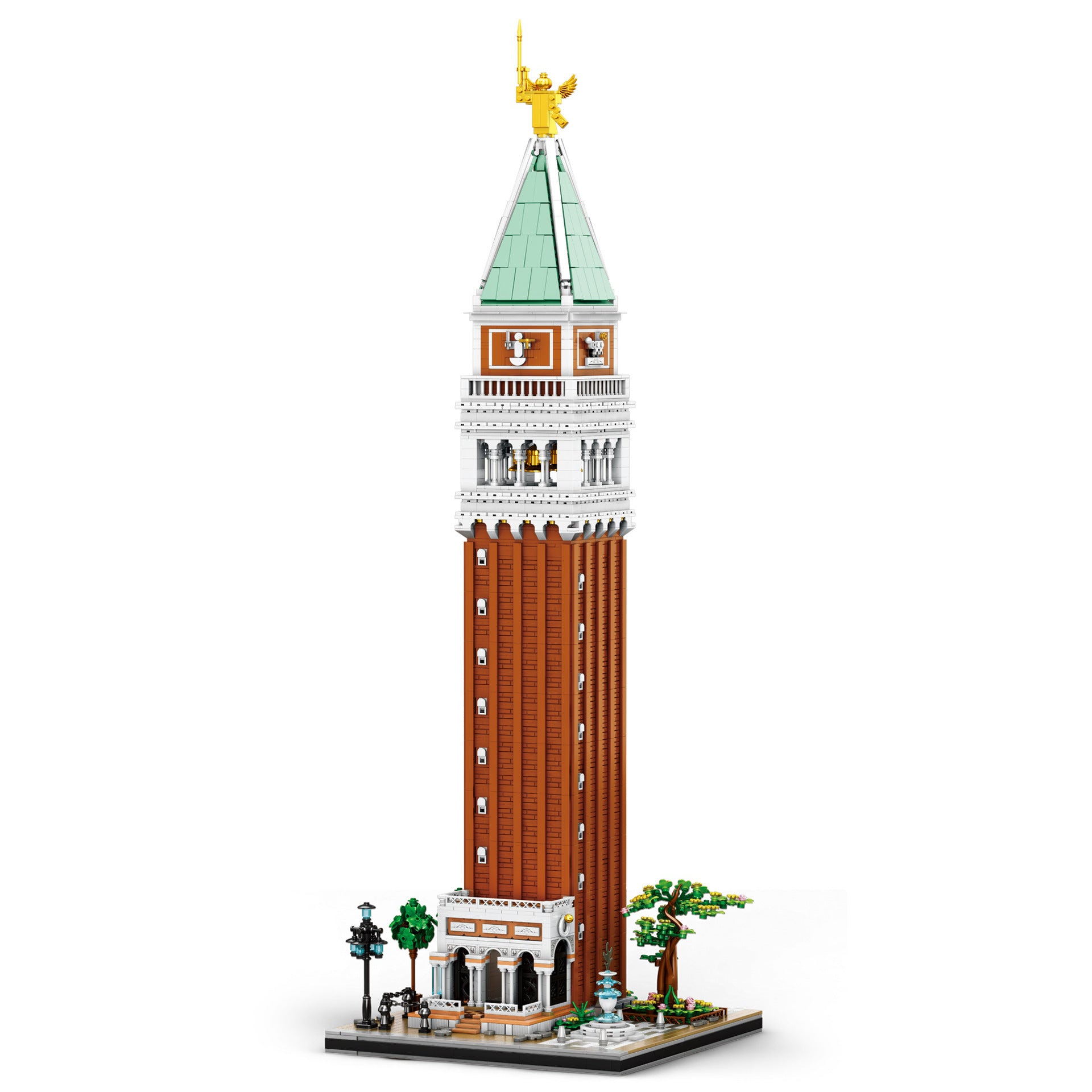 Markusturm in Venedig Architektur Klemmbausteine Set - 3903 Teile Gotisches Modular Building Modell Bausatz