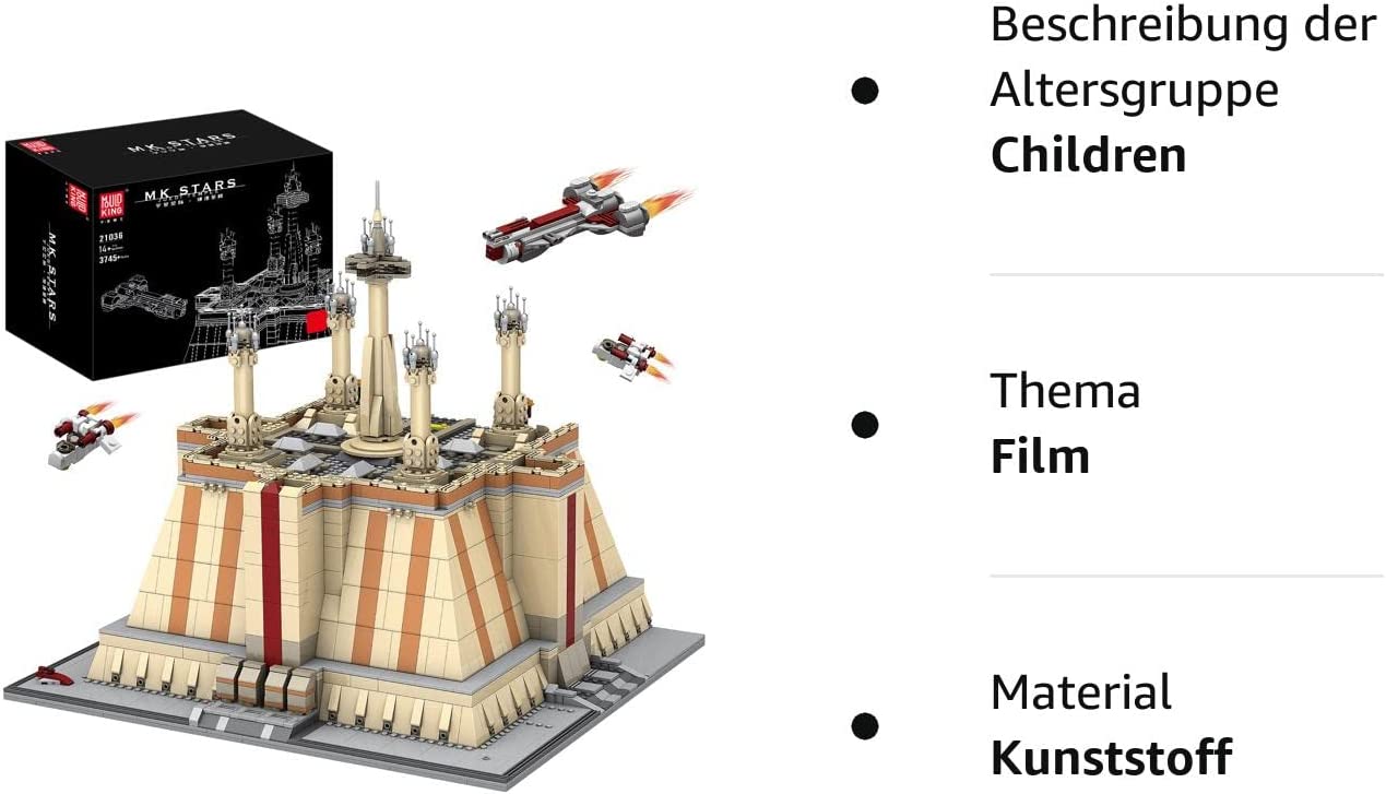 Mould King 21036 MOC A New Hope Jedi-Tempel Crest