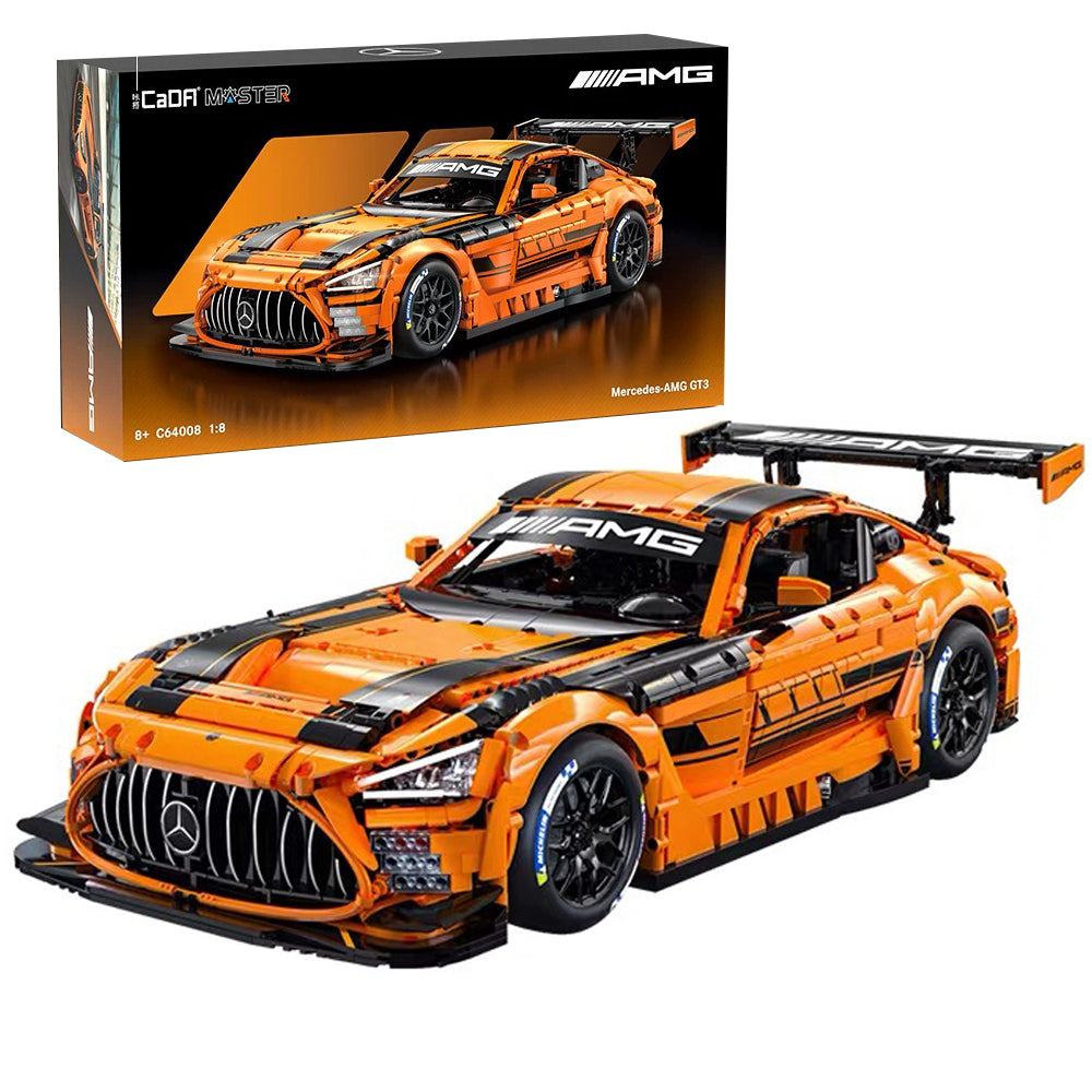 Mercedes AMG GT3, CaDA C64008W MOC Auto KIemmbausteine (5466 Teile)