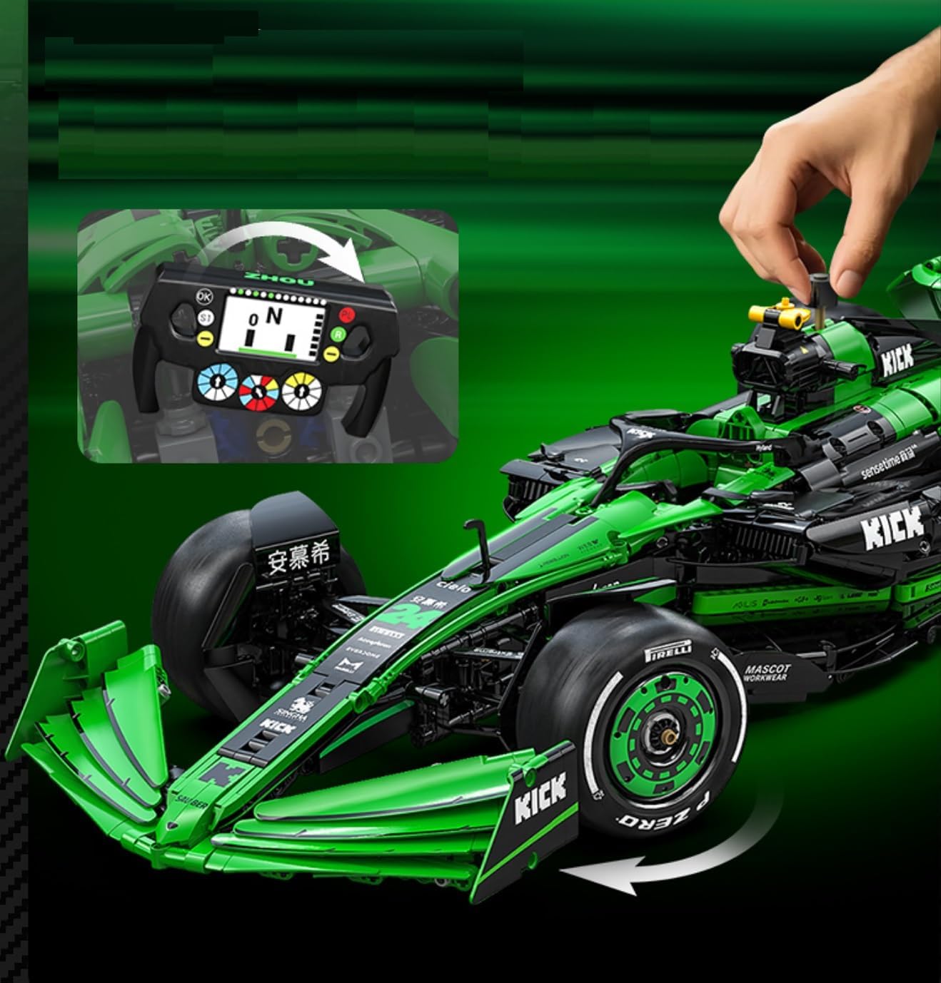 CADA C64010W KlCK Sauber F1 Team C44 2024 Rennauto