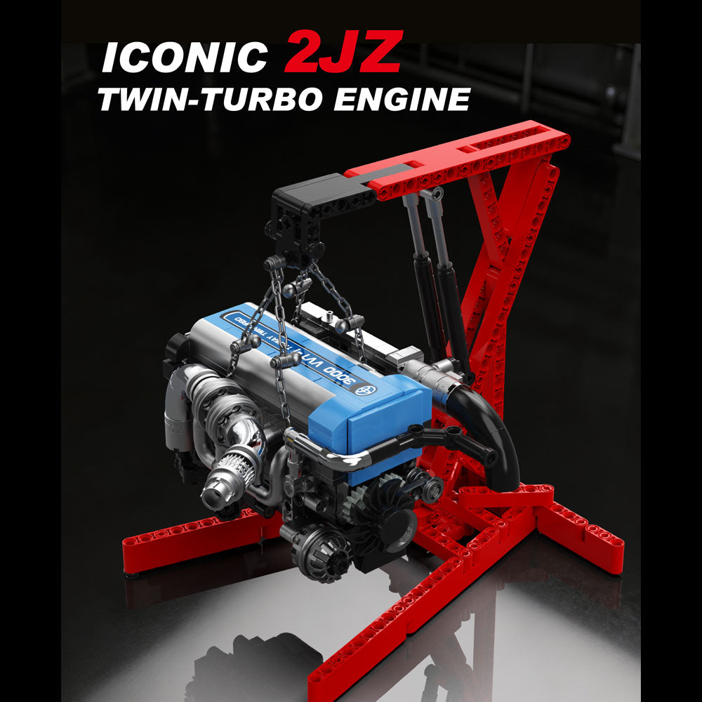 TOYOTA SUPRA A80, YC23049, MOC Auto KIemmbausteine (4508 Teile)