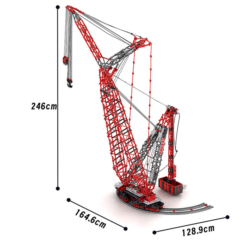 Technik Kran Mammoet SK6000 Riesiger Kran, Maßstab 1:80,  Höhe: 2,46M Kran, 7477 Teile