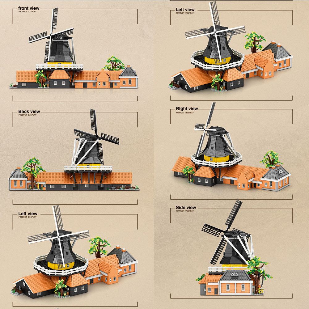Architecture 55019  Niederländische Windmühle, 4801 Teile