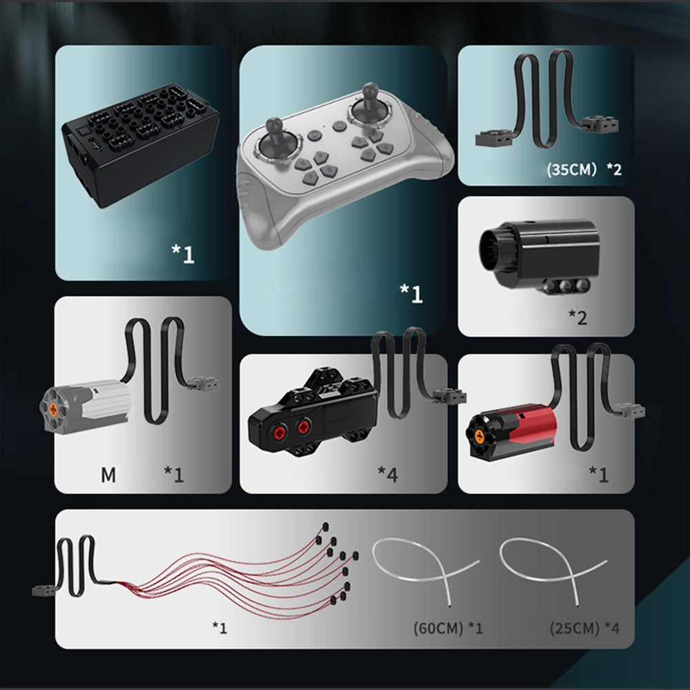 Lamborghini V12 Vision Gran Turismo, G-10659, MOC HYPERCAR KIemmbausteine (2525 Teile)