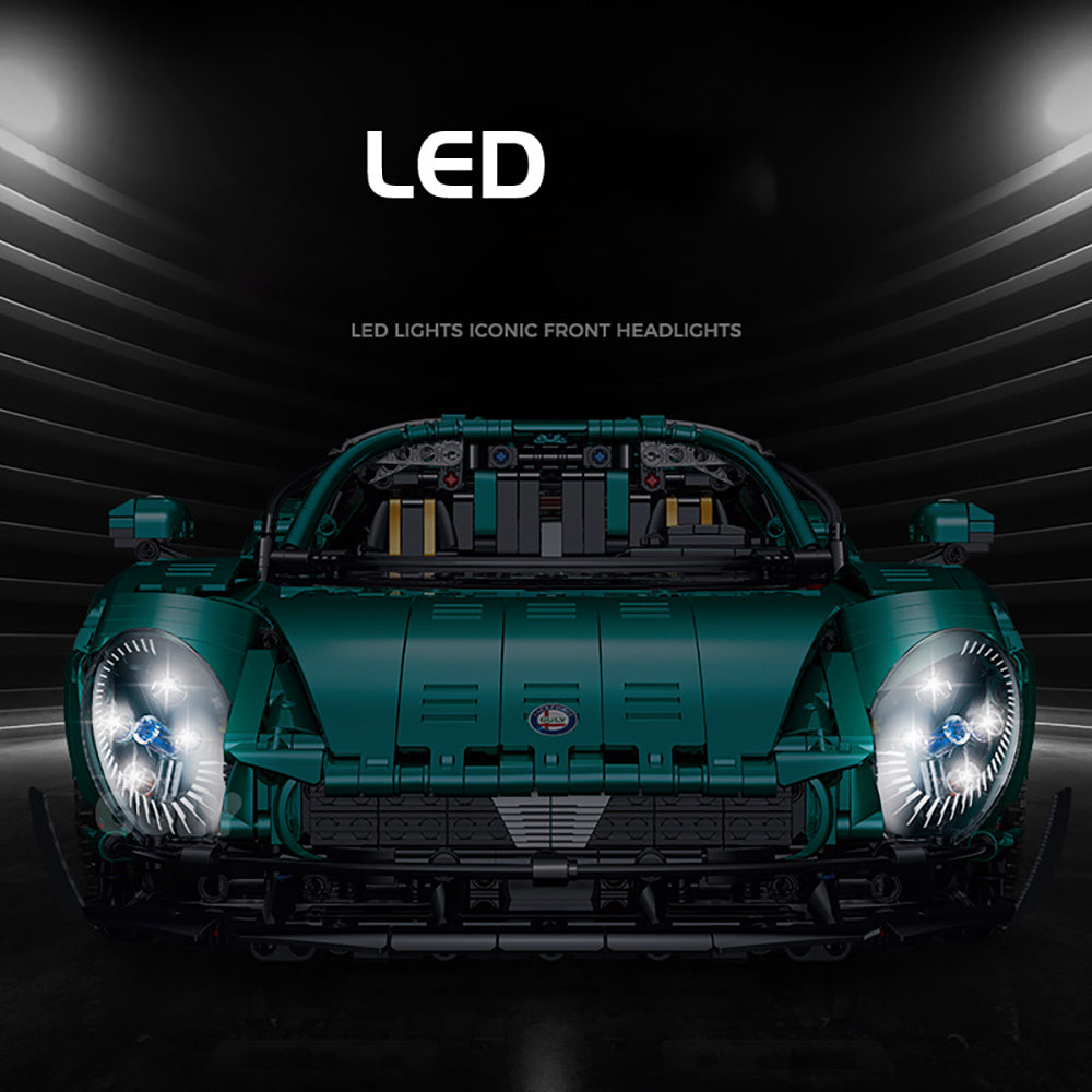 Technik Auto für Alfa Supercar, 4200+ Teile Technik Auto Bausatz MOC Bausatz, Technik Supersportwagen Technik Supercar Technik Auto Alfa für Kinder Erwachsene, 10621