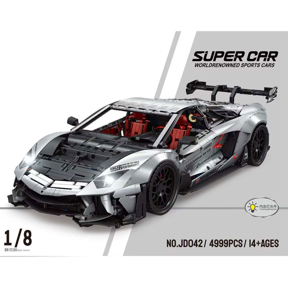 Lamboghini Aventador, JD-042 MOC HYPERCAR KIemmbausteine (4999 Teile)