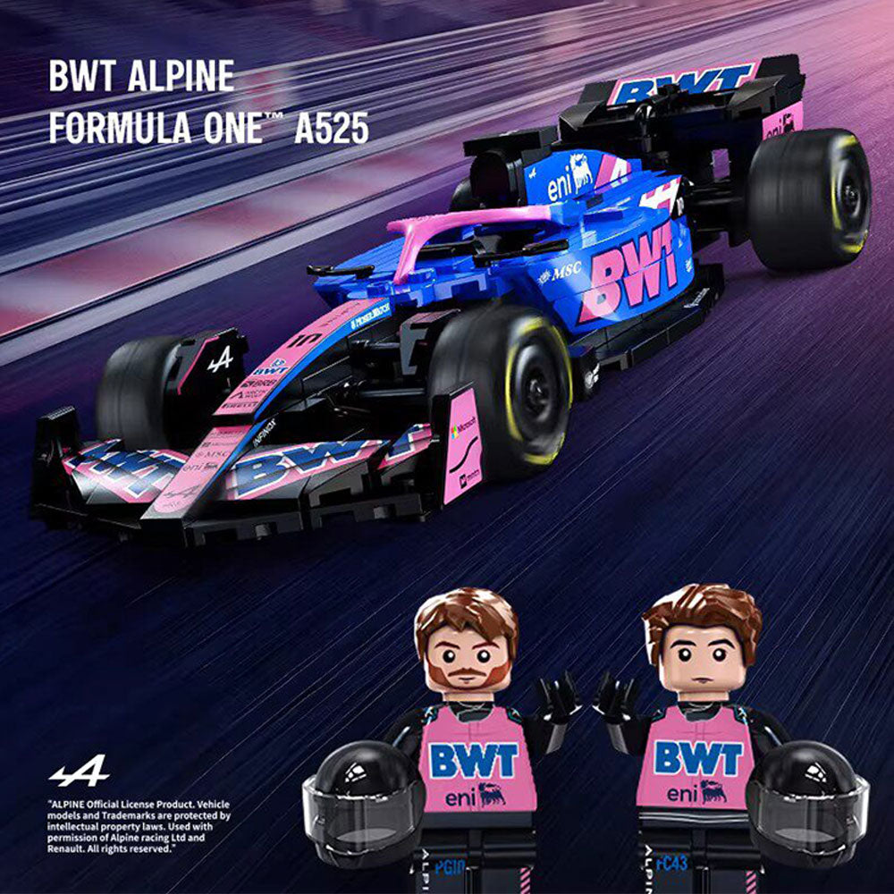 CaDA BWT ALPINE F1 Team A525 1: 24 Rennauto Modell C55024W