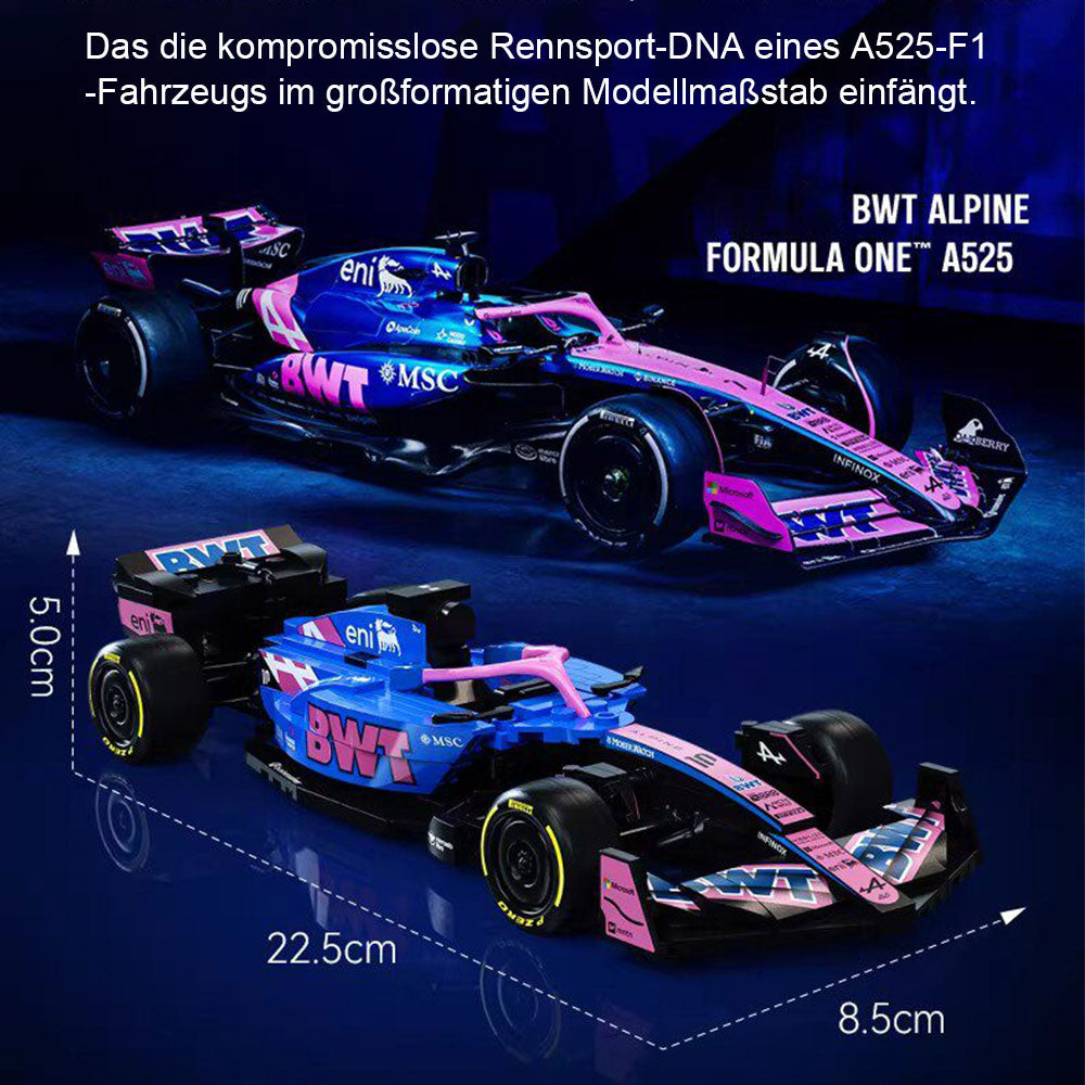 CaDA BWT ALPINE F1 Team A525 1: 24 Rennauto Modell C55024W