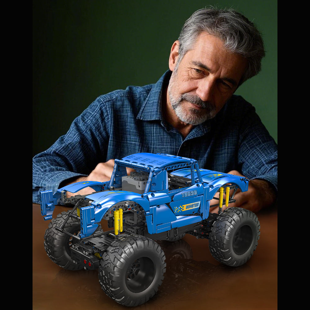 Mould King 18039 MOC Technik Ferngesteuert Buggy Mit Motoren, APP Buggy Klemmbausteine