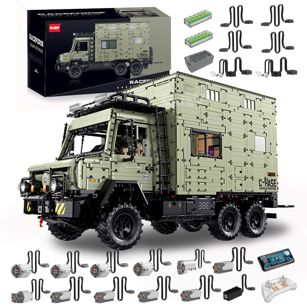 Technik Unimog Wohnmobil Bausatz, G10661, 7310 Teile