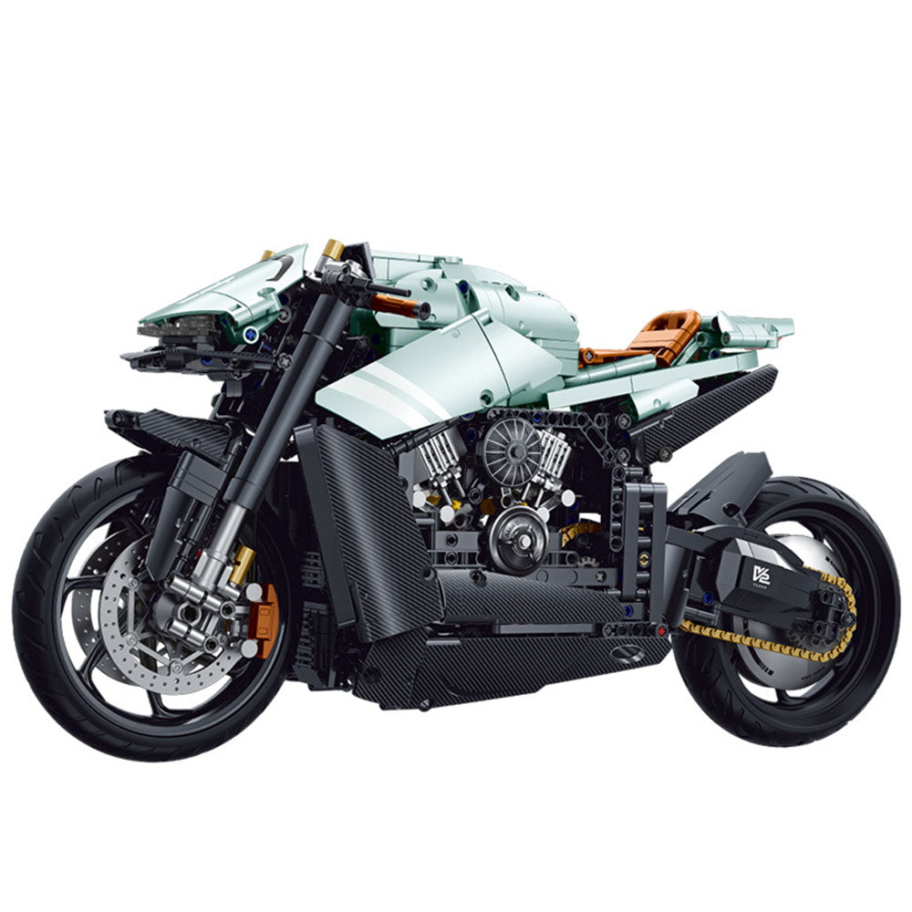 Technik Motorrad Aston Martin AMB 001 Modell, 1828 Teile