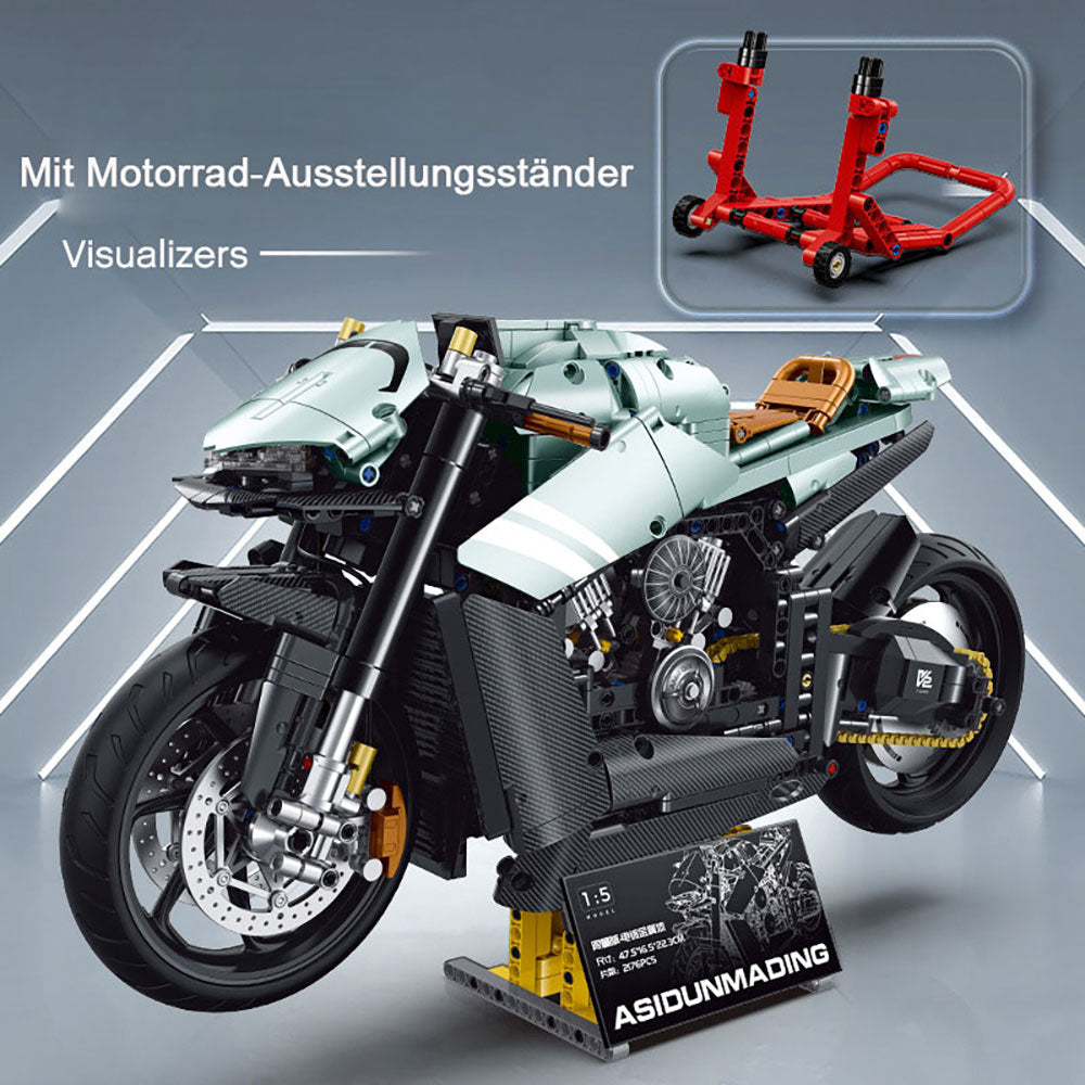Technik Motorrad Aston Martin AMB 001 Modell, 1828 Teile