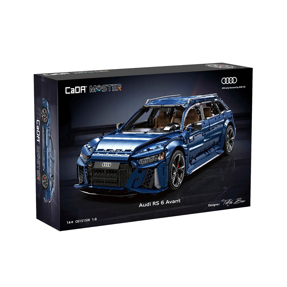 AUDI RS6 AVANT, CADA C61515W, MOC Auto KIemmbausteine (4663 Teile)