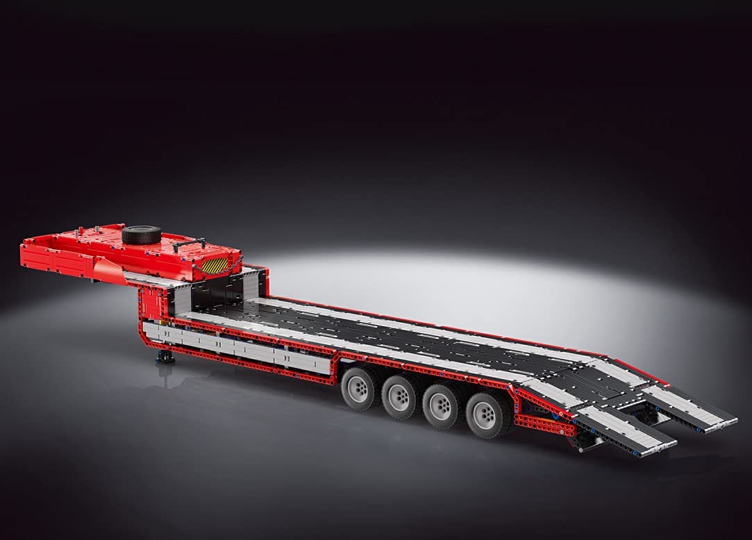 RcBrick Technik Truck Technik LKW, 4825 Teile Technic LKW mit 7 Motoren, Akku/Empfänger und Fernsteuerung Set Kompatibel mit Lego Technik