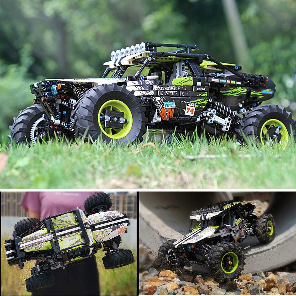 Technik 4x4 X-Treme Buggy, 1890 Teile Technik Geländefahrzeug Technic Ferngesteuert Auto Modell