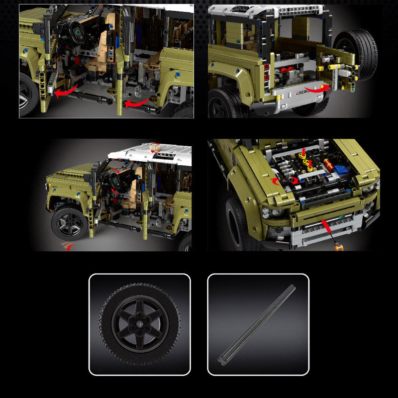 Technik Land Rover Defender Plus, 4x4 Geländewagen