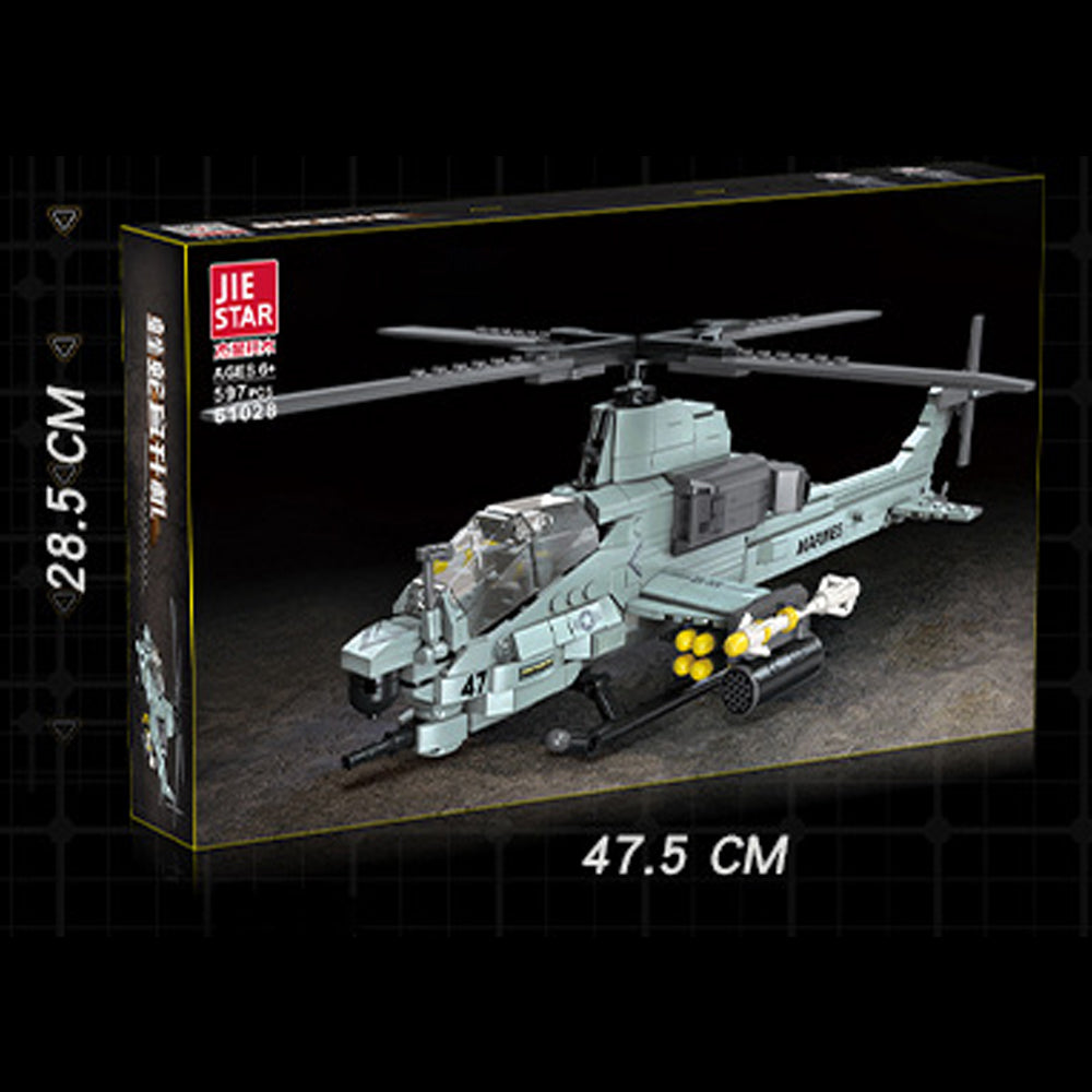 Technik Helikopter Modell, Technik 61027 Technik Hubschrauber Technik Helicopter Custom Bausteine Kompatibel mit Lego Technik…